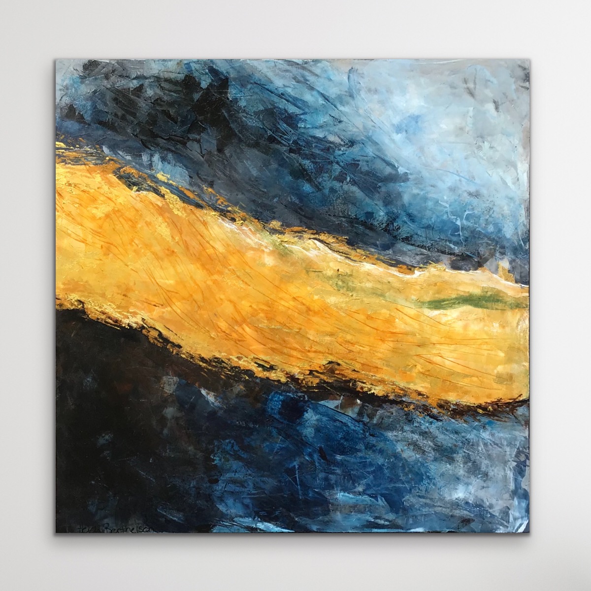 Golden River 40x40 - Billede 2