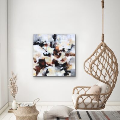 Abstrakt maleri "Free your mind" 100x100