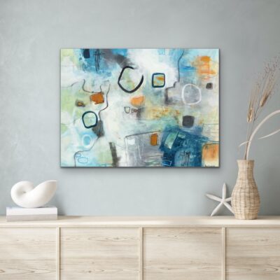 Abstrakt maleri "Enjoy" 60x80