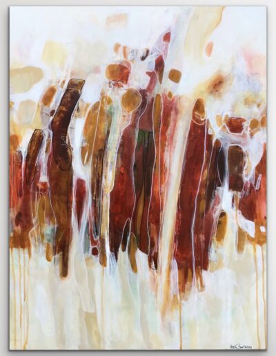 Abstrakt maleri "Livets melodi" 60x80