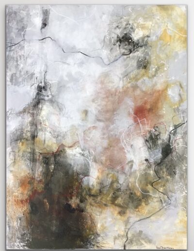 Abstrakt maleri "Det inderlige" 60x80