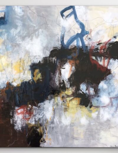 Abstrakt maleri "Mod" 80x80