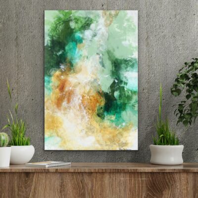 Abstrakt maleri "Livs Gnist" 40x60