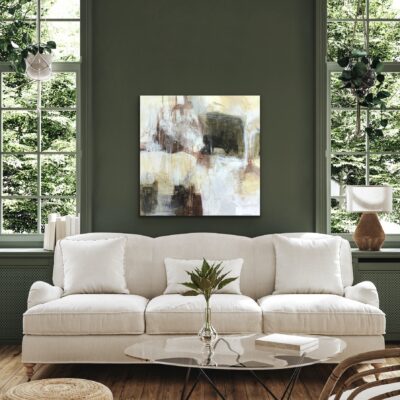 Abstrakt maleri "Bohemian" 80x80