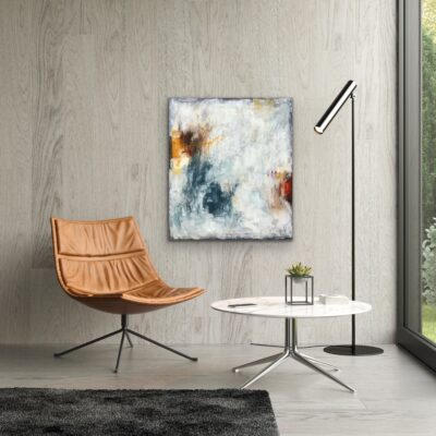 Abstrakt maleri "FireFly" 80x90