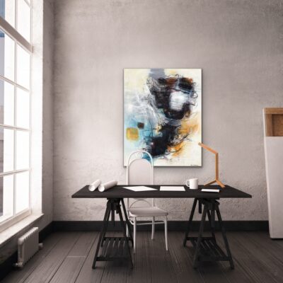 Abstrakt maleri "Wild thing" 80x100