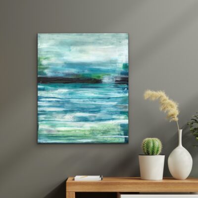 Abstrakt maleri "Breathe" 50x60