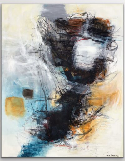 Abstrakt maleri "Wild thing" 80x100