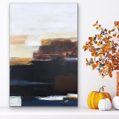 Abstrakt maleri "Ro" 40x60