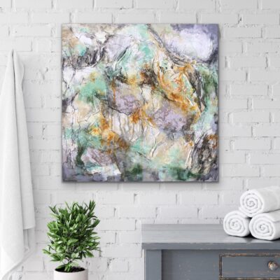 Abstrakt maleri "Atlas" 55x55