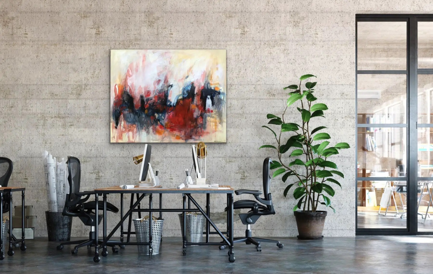 Love Waves 80x100 - Billede 3