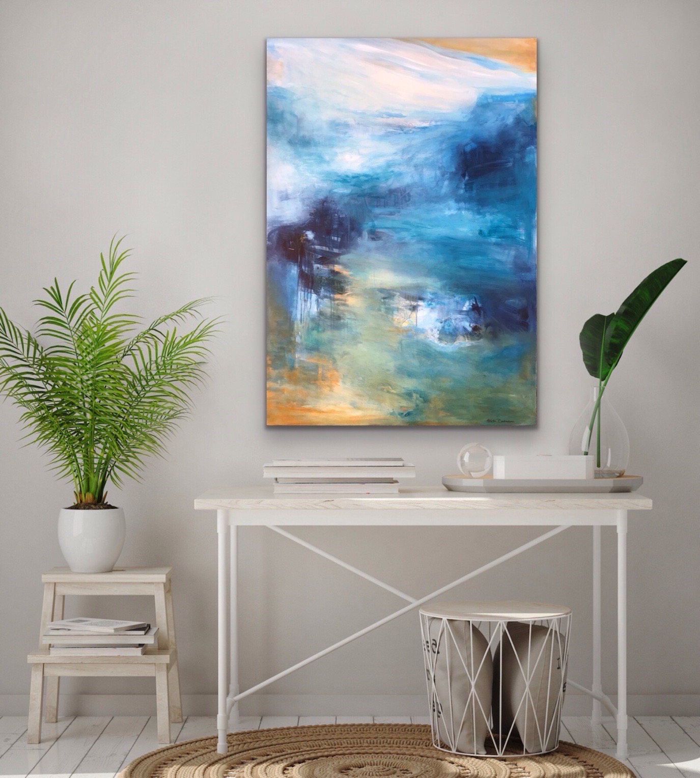 Under overfladen 70x100 - Billede 4