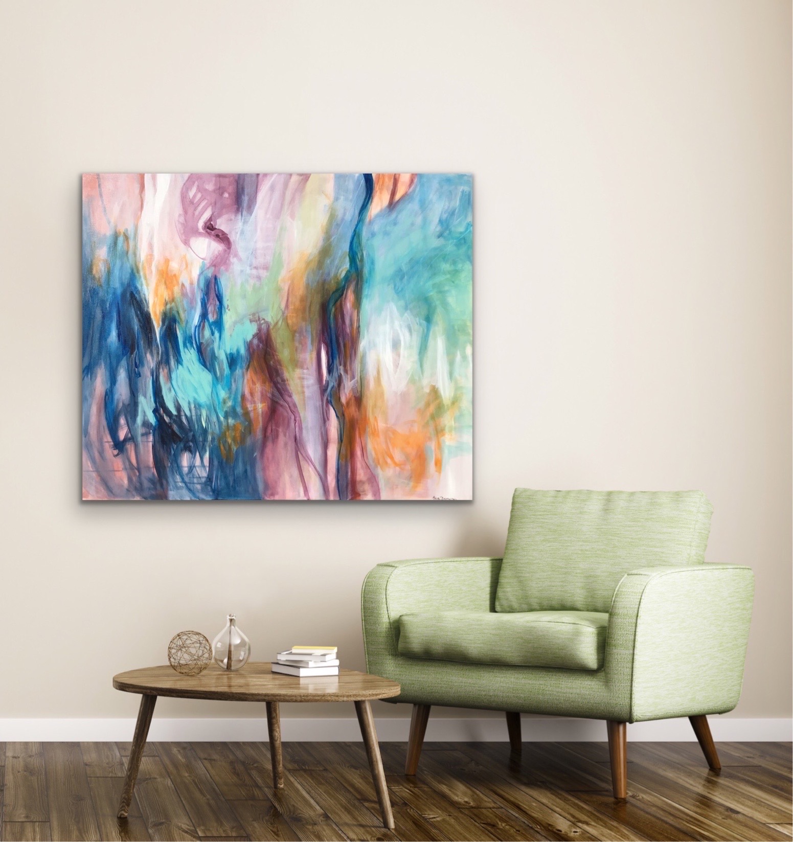 Paradis 100x120x4 - Billede 2