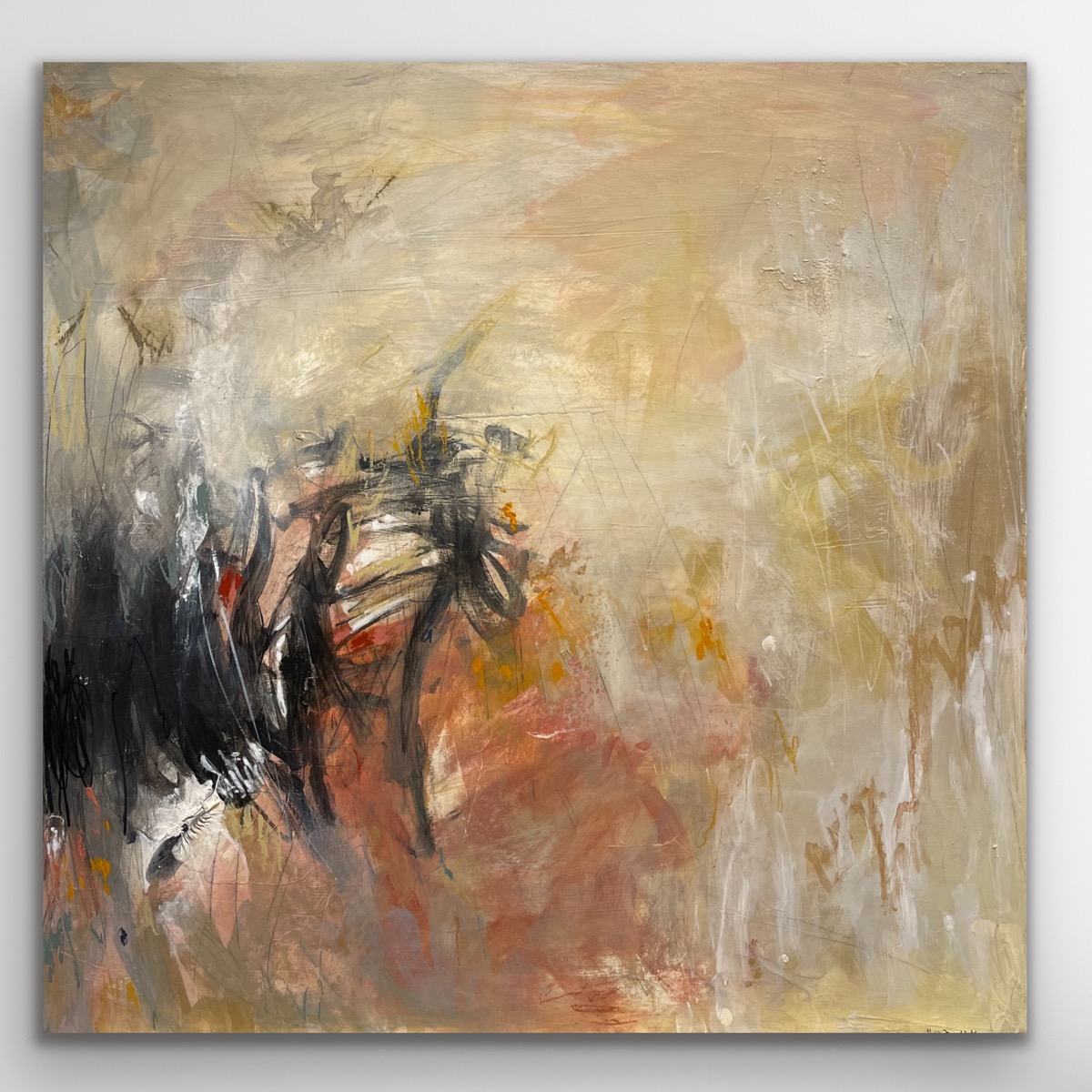 Ash and Fire 2 á 60x60 - Billede 4