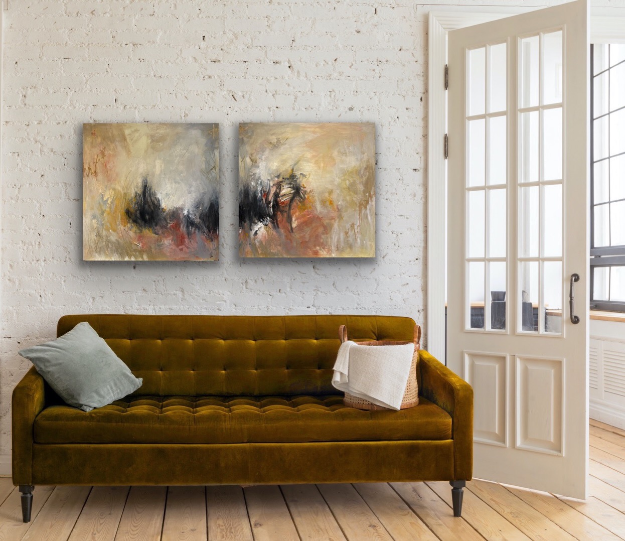 Ash and Fire 2 á 60x60