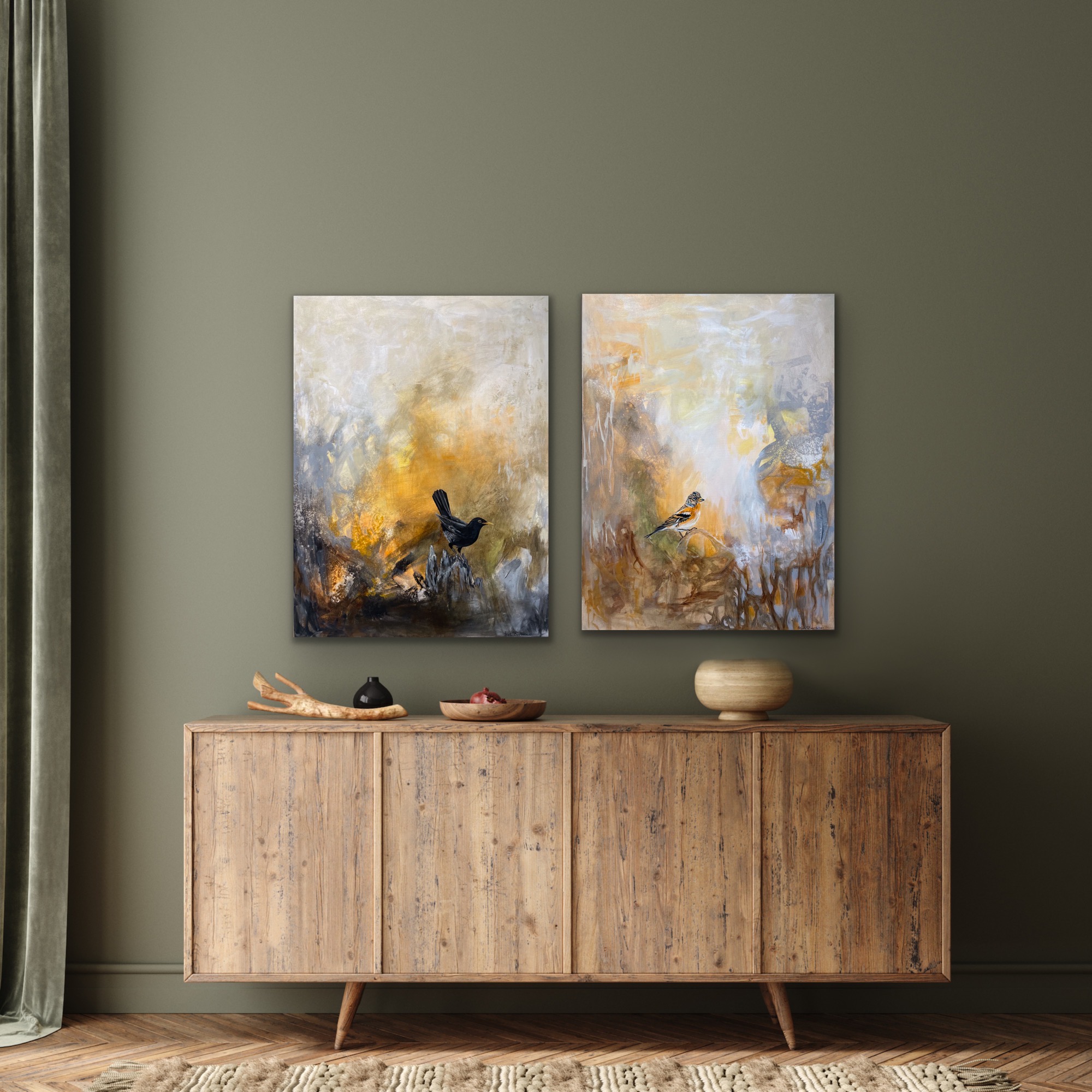 Kværkerfinke 60x80 - Billede 4