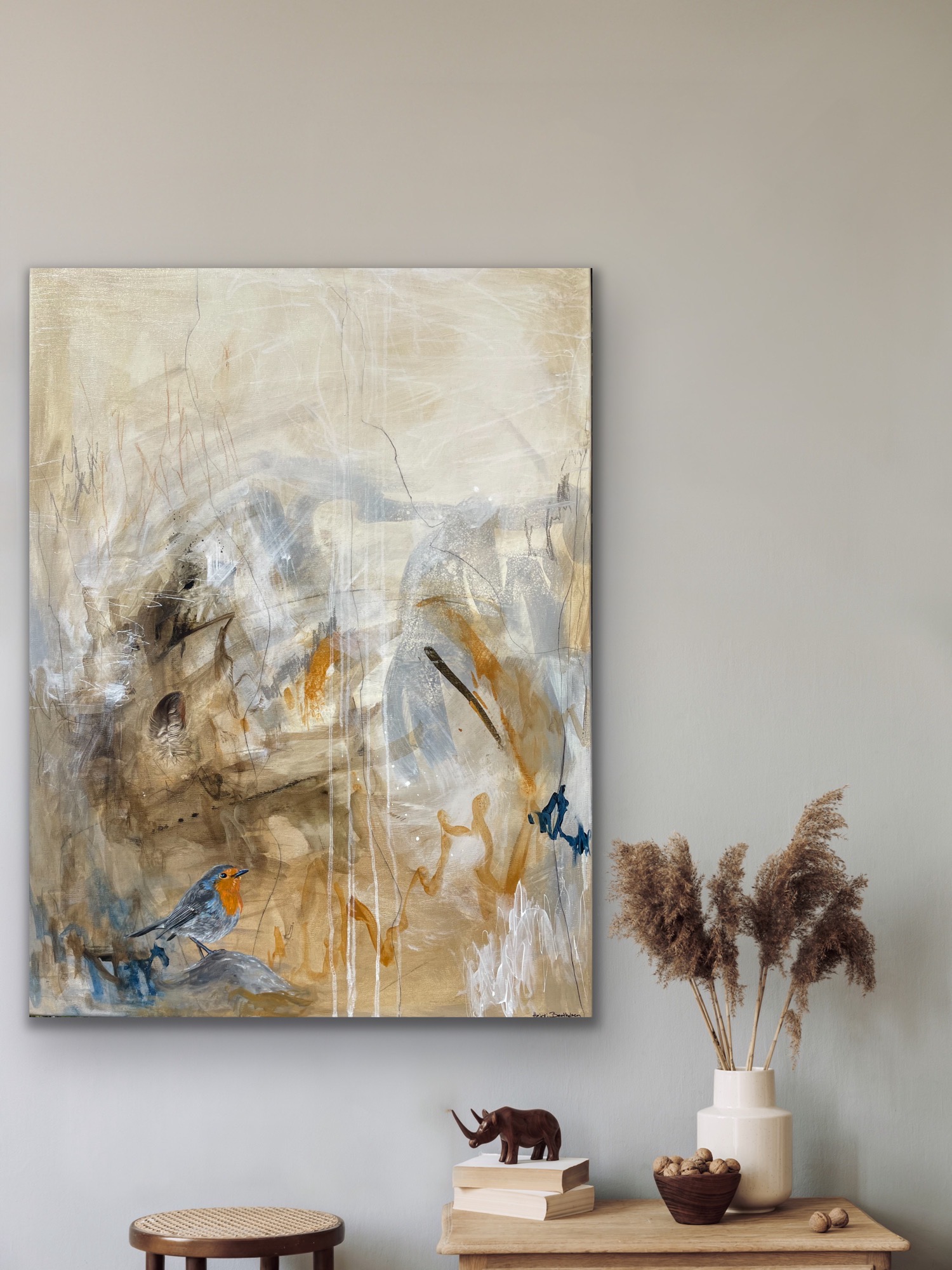 Rødhalsen 60x80 (solgt)