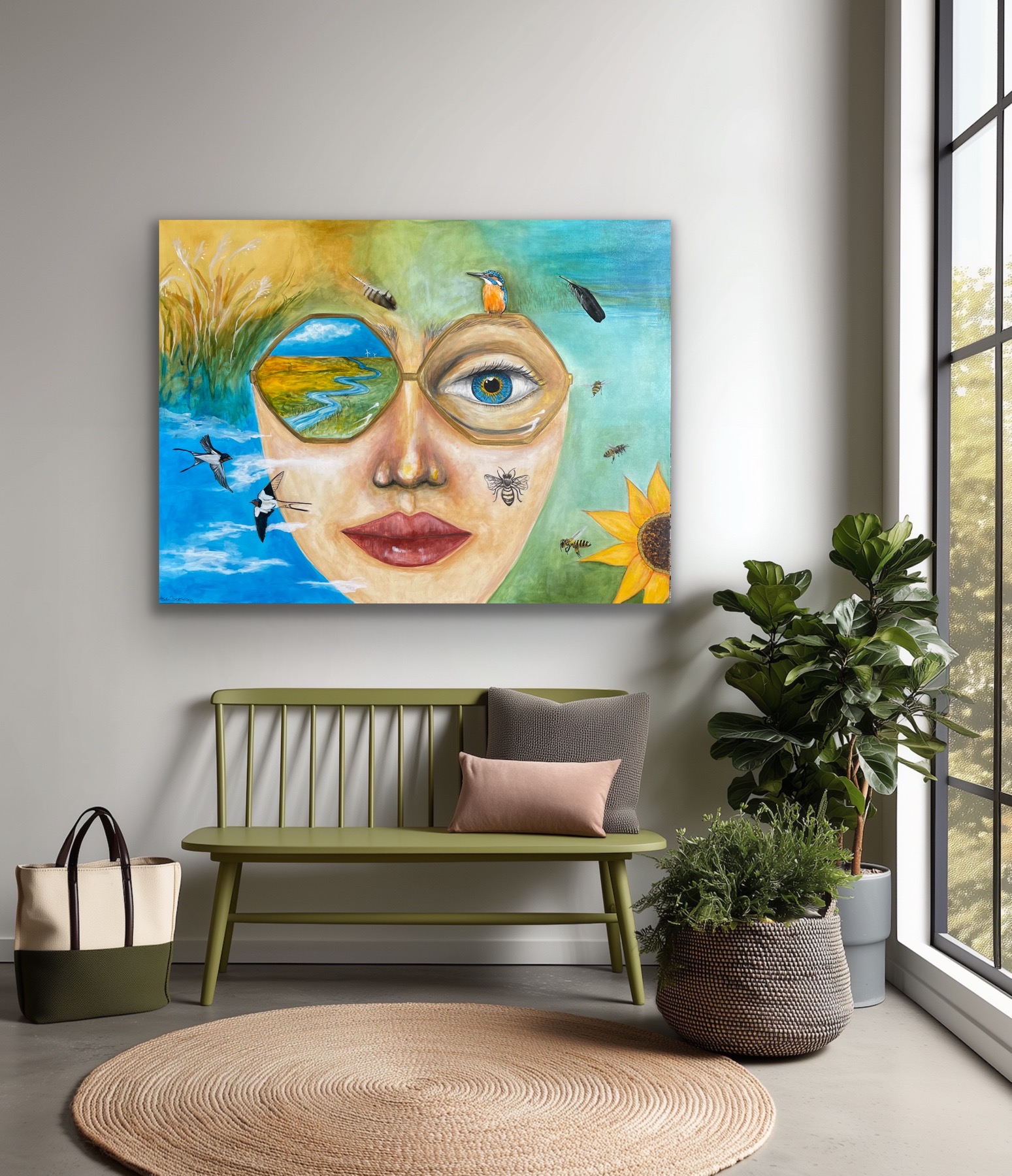 Biodiversitet 90x120 - Billede 3
