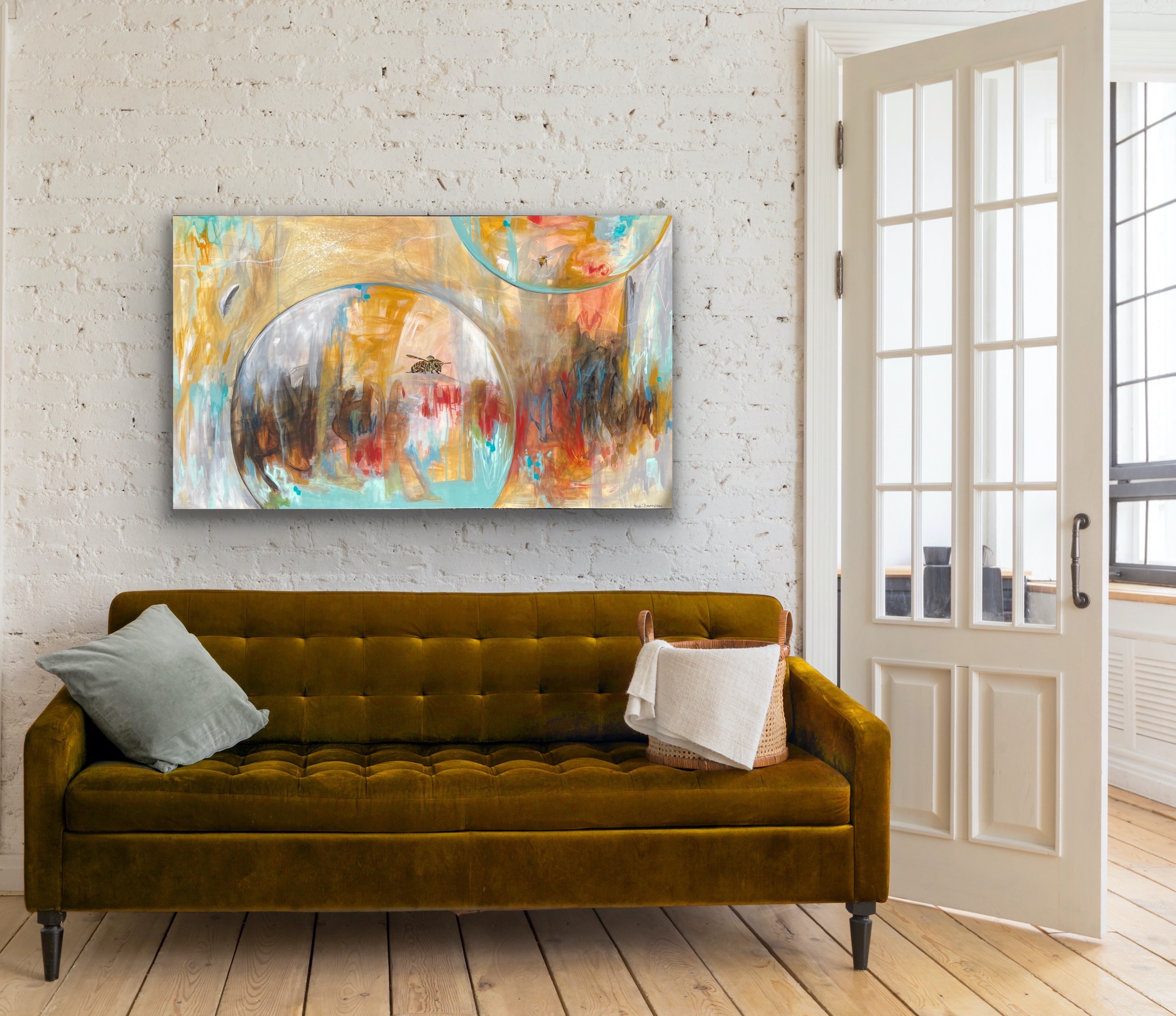 Bubble Bees 70x120 - Billede 5