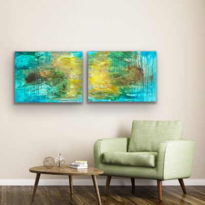 Den magiske skov 2 stk á 60x80