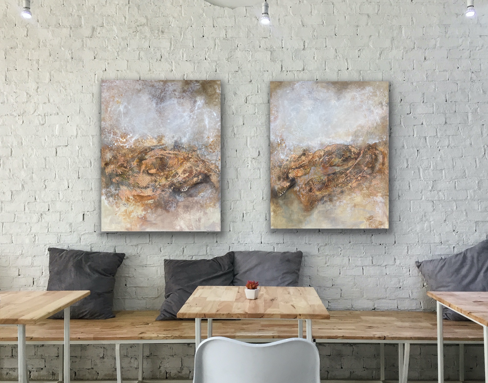 Den Gyldne tid (2) 80x100x4 - Billede 4